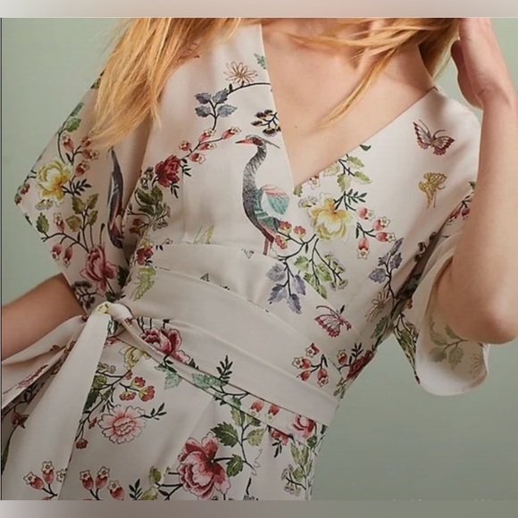 Anthropologie by dRA Los Angeles Avian Kimono Midi Dress - Picture 2 of 7